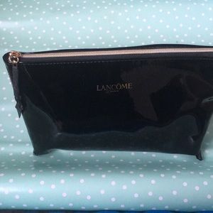 LANCÔME BLACK PATENT MAKEUP CASE NEW